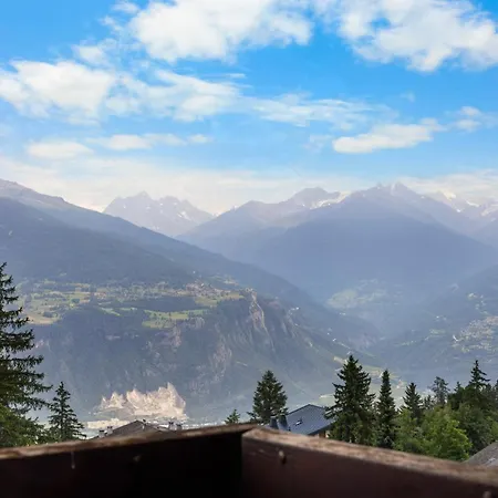 Gemeaux 205 Sur La Place Du Village A Avec Vue Sur Les Alpes Appartement Anzère